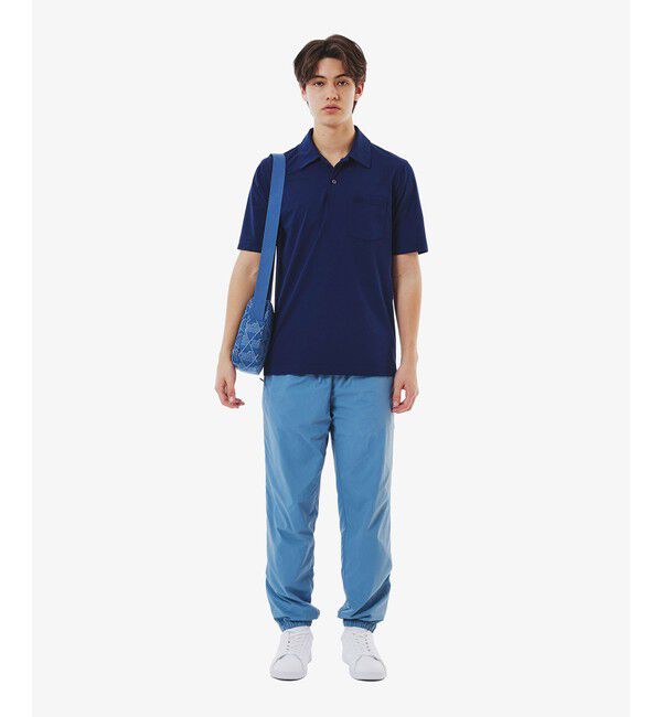 LACOSTE「速乾ストレッチシングルジャージポロシャツ」|ポロシャツ|