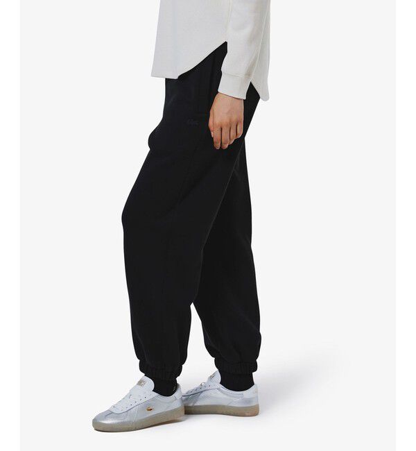 LACOSTE「裏パイルスウェットジョガーパンツ」|その他|ブラック