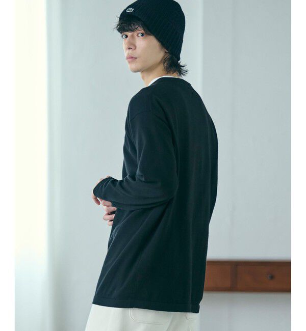 LACOSTE「サスティナブルニットTシャツ」|Tシャツ・カットソー|