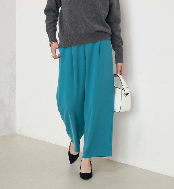 NOLLEY'S「《セットアップ対応》ウォッシャブルダブルクロスワイドパンツ」|その他|