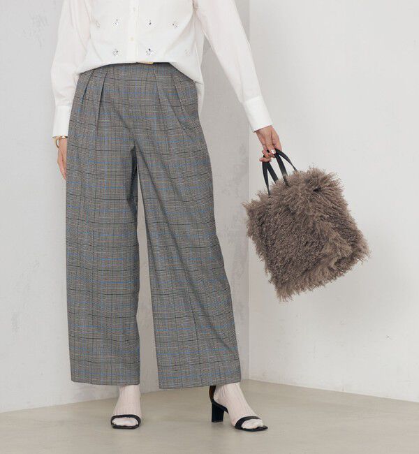 NOLLEY'S「《セットアップ対応》ストレッチツイルワイドパンツ」|その他|