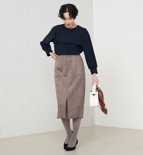 NOLLEY'S「《セットアップ対応》ウォッシャブルダブルクロスブラウス」|シャツ・ブラウス|