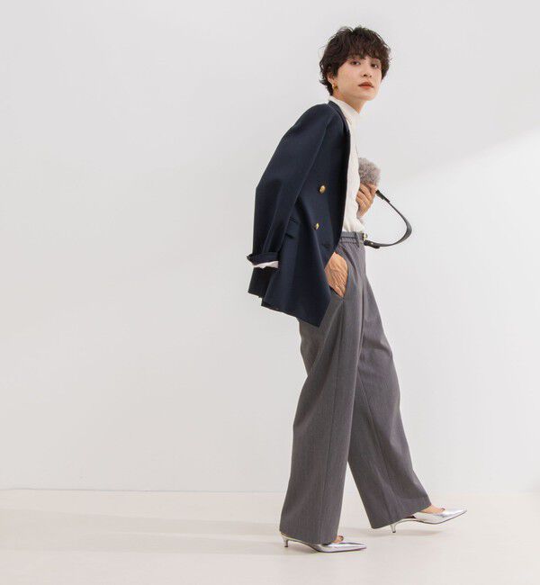 NOLLEY'S「ウォッシャブル裏起毛イージーワイドパンツ」|その他|