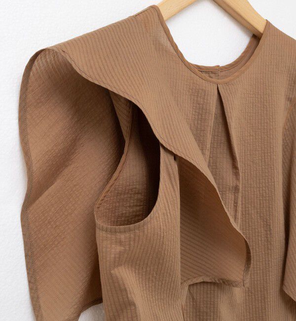 NOLLEY'S「袖フリル2WAYブラウス」|シャツ・ブラウス|