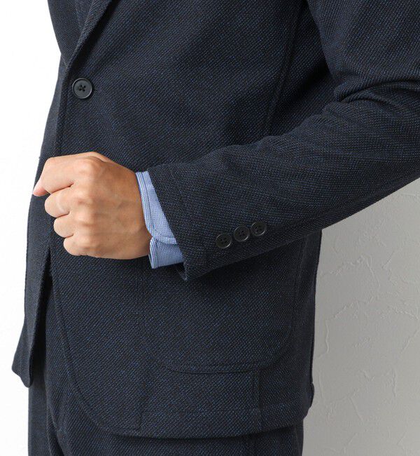 NOLLEY'S goodman「《ビジカジ/セットアップ対応》【尾州】先染めハニカムイージーJK 25AW」|テーラードジャケット|