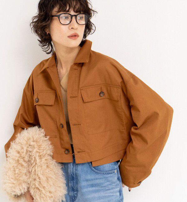 Rie Miller「ウォッシャブルワークジャケット」|ブルゾン・スタジャン|