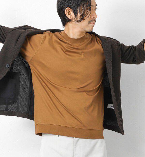 NOLLEY'S goodman「《ビジカジ対応》シルケットスムースドレスL/S Tシャツ 25AW」|Tシャツ・カットソー|