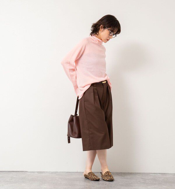 Rie Miller「【WEB&一部店舗限定】PUREカシミヤタートルネックニット」|ニット・セーター|