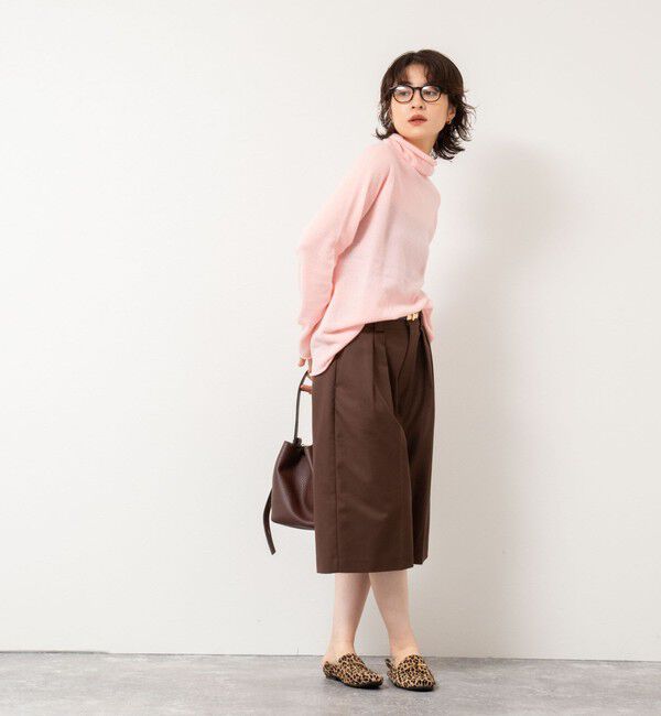 Rie Miller「【WEB&一部店舗限定】PUREカシミヤタートルネックニット」|ニット・セーター|