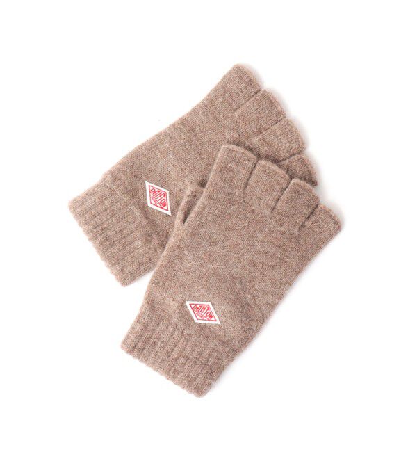 NOLLEY'S goodman「【DANTON/ダントン】WOOL KNIT FINGERLESS GLOVES DT-H0307 GPW 」|手袋|ベージュ