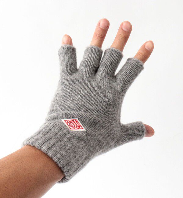 NOLLEY'S goodman「【DANTON/ダントン】WOOL KNIT FINGERLESS GLOVES DT-H0307 GPW 」|手袋|ミディアムグレー