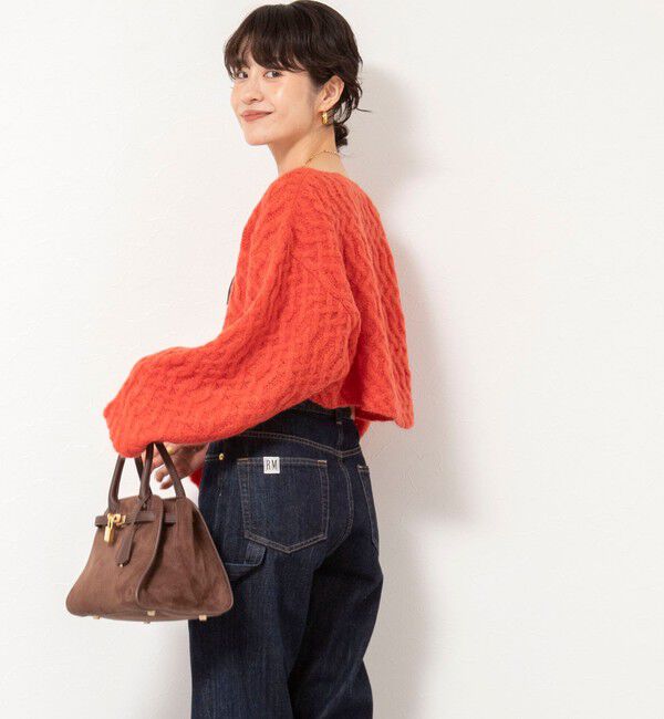 NOLLEY'S sophi「【WALANCE/ワランス】wool mohair cable cropped cardigan」|カーディガン|