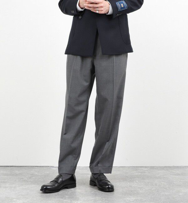 NOLLEY'S goodman「ウォッシャブルウールワイドスラックス 26SS」|スラックス|