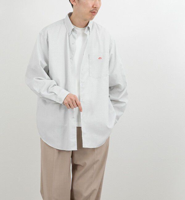 NOLLEY'S goodman「【DANTON/ダントン】DT-B0293POD DOT BUTTON B.D. SHIRT LS 26SS」|シャツ・ブラウス|