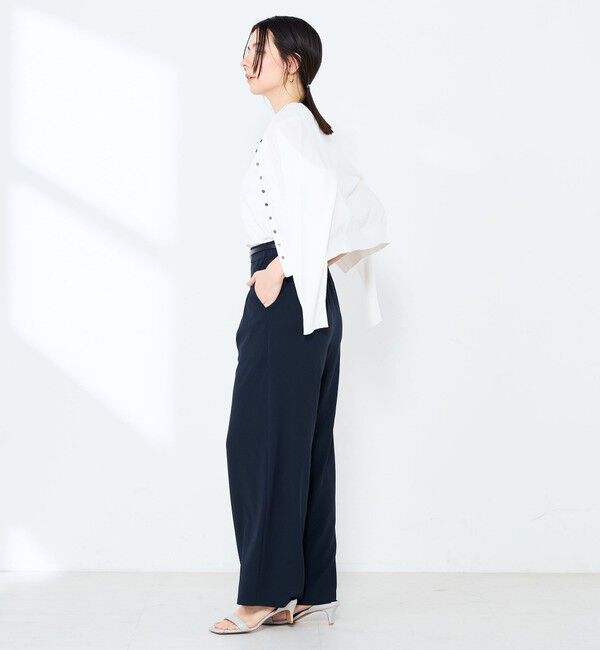 NOLLEY'S sophi「《手洗い可能/アンサンブル対応》マルチファンクションハイゲージクルーネックカーディガン」|カーディガン|