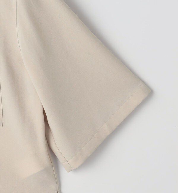 NOLLEY'S sophi「《セットアップ対応》ウォッシャブルエアリージョーゼットショートシャツ」|シャツ・ブラウス|