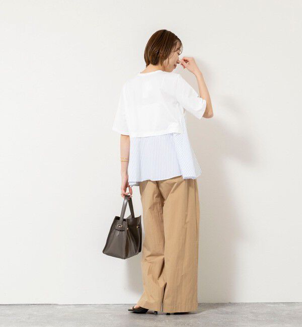 NOLLEY'S「【TRRAZZO DONNA/トラッゾドンナ】Docking Flare Top」|Tシャツ・カットソー|