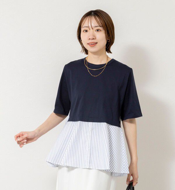 NOLLEY'S「【TRRAZZO DONNA/トラッゾドンナ】Docking Flare Top」|Tシャツ・カットソー|