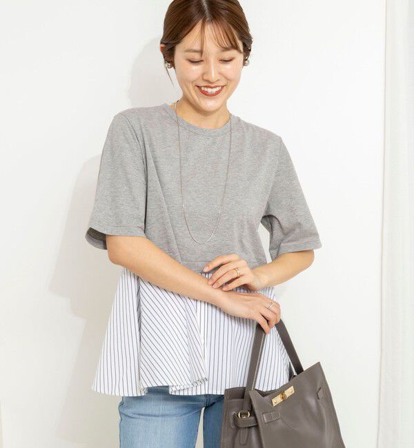 NOLLEY'S「【TRRAZZO DONNA/トラッゾドンナ】Docking Flare Top」|Tシャツ・カットソー|