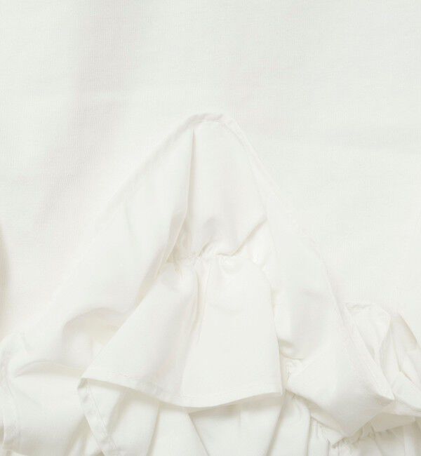 NOLLEY'S「ウォッシャブル裾フリルカットプルオーバー」|Tシャツ・カットソー|