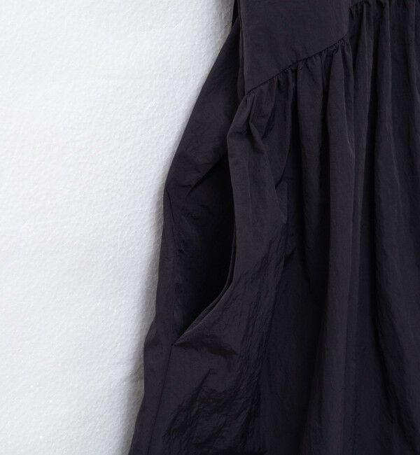 MAQWEL「【追加】【MAQWEL/マクウェル】ウォッシャブルソフトタフタワンピース」|ワンピース|