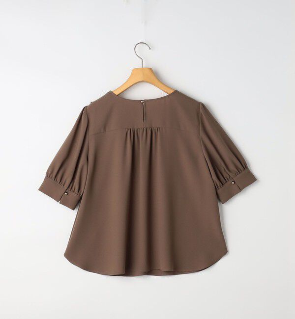 NOLLEY'S sophi「ウォッシャブルジョーゼットアシメラッフルブラウス」|シャツ・ブラウス|