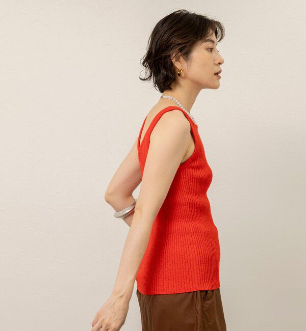 MAQWEL「《手洗い可能》ブークレタンクトップ」|タンクトップ|