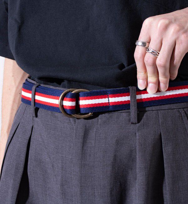 GLOSTER「【GLOSTER/グロスター】IVY Dリングテープベルト リングベルト」|ベルト|