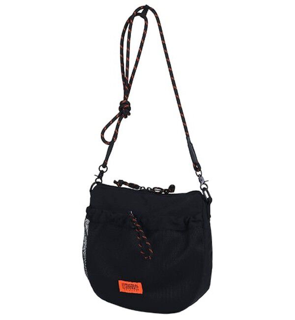 GLOSTER「【UNIVERSAL OVERALL】フロントメッシュ ザイルショルダーバッグ」|ショルダー・メッセンジャー|