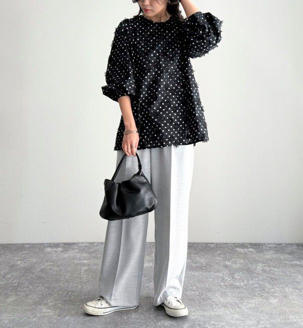 fredy emue「3D刺繍ドットチュニックブラウス」|シャツ・ブラウス|