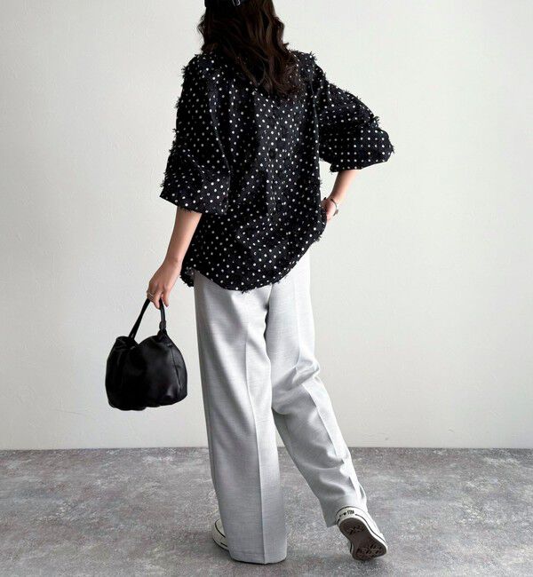 fredy emue「3D刺繍ドットチュニックブラウス」|シャツ・ブラウス|