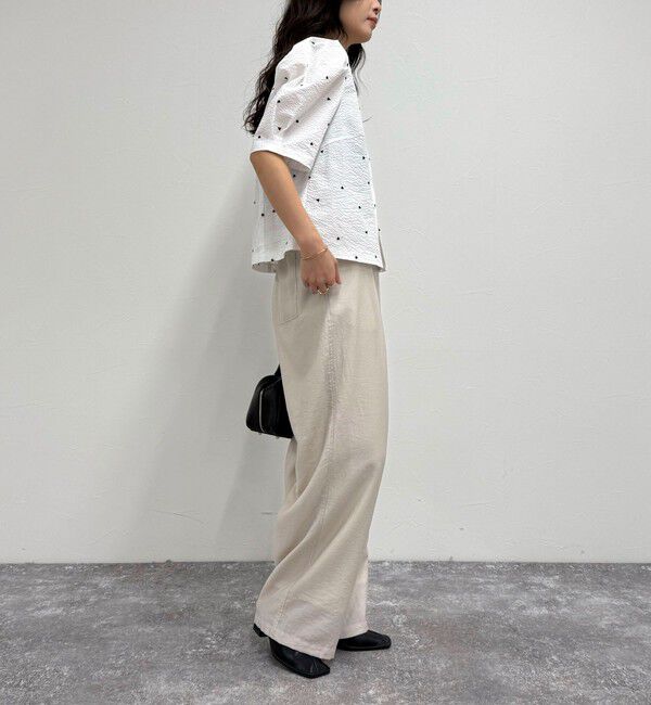 fredy emue「ドライタンブラーイージースラックスパンツ」|スラックス|