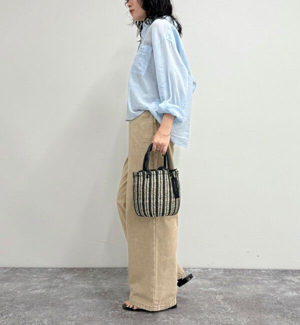 fredy emue「ブリーチデニム５ポケイージーパンツ」|デニム|