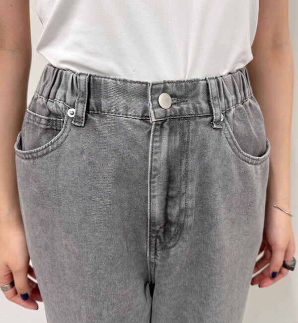 fredy emue「ブリーチデニム５ポケイージーパンツ」|デニム|