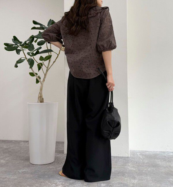 fredy emue「レースフリルカラーブラウス」|シャツ・ブラウス|