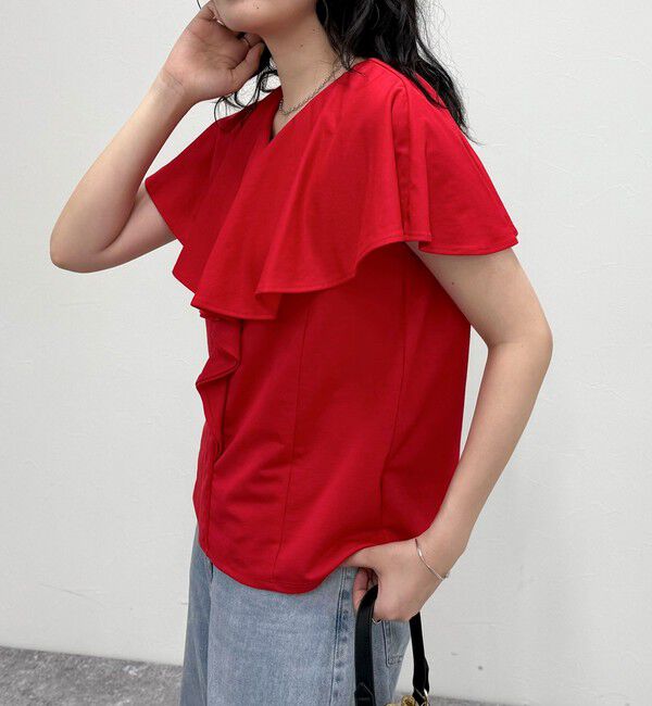 fredy emue「ラッフルカットソーブラウス」|Tシャツ・カットソー|