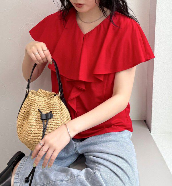 fredy emue「ラッフルカットソーブラウス」|Tシャツ・カットソー|