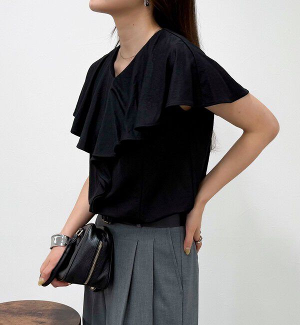 fredy emue「ラッフルカットソーブラウス」|Tシャツ・カットソー|