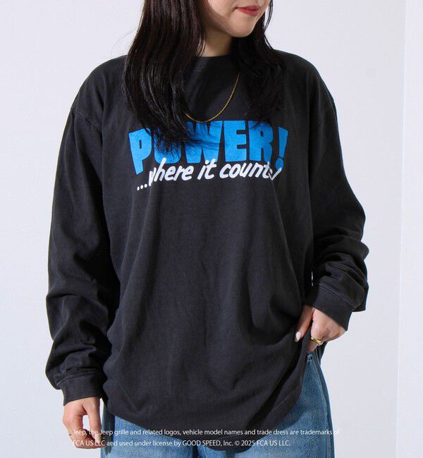 GLOSTER「【GOOD ROCK SPEED】Jeep / ジープ バックプリント ロングスリーブTシャツ ロンT」|Tシャツ・カットソー|