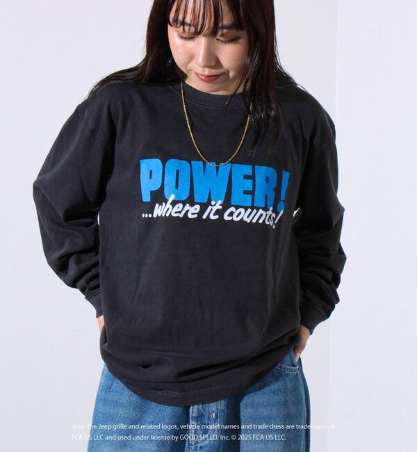 GLOSTER「【GOOD ROCK SPEED】Jeep / ジープ バックプリント ロングスリーブTシャツ ロンT」|Tシャツ・カットソー|
