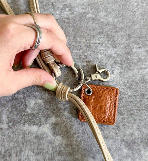 fredy emue「FRロゴ＆タッセルレザーチャーム」|チャーム・キーホルダー|