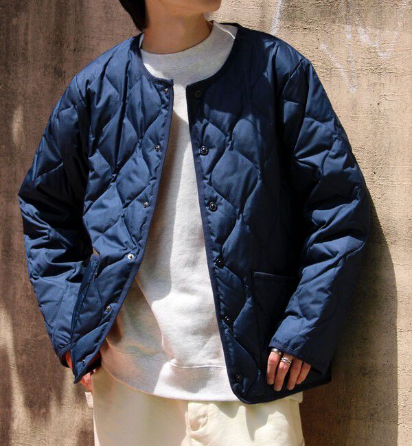 GLOSTER「【GLOSTER別注】TAION ミリタリー クルーネック ライナージャケット」|ダウン|