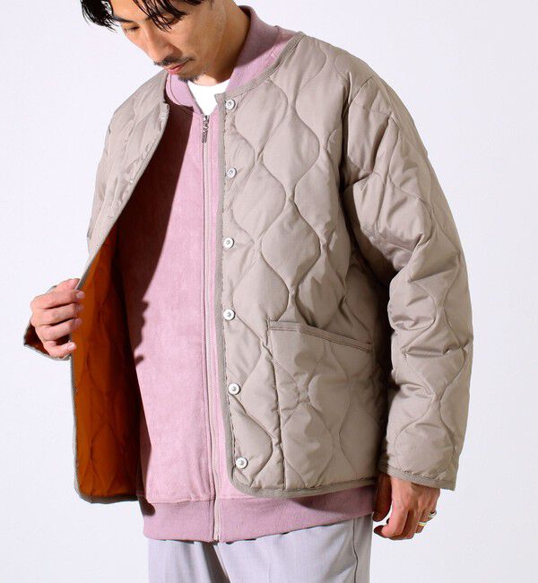 GLOSTER「【GLOSTER別注】TAION ミリタリー クルーネック ライナージャケット」|ダウン|