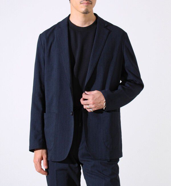 GLOSTER「【ビジカジ/セットアップ対応】GLOSTER イージーケアジャケット」|テーラードジャケット|