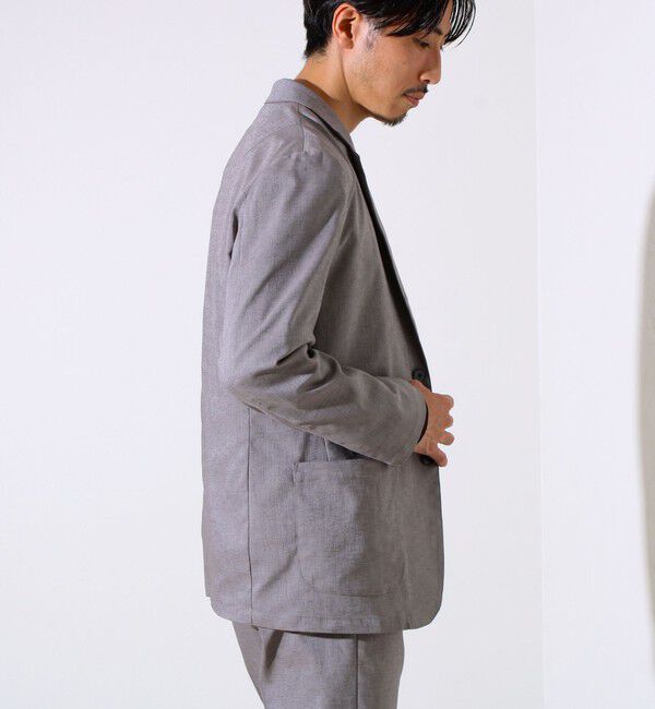 GLOSTER「【ビジカジ/セットアップ対応】GLOSTER イージーケアジャケット」|テーラードジャケット|