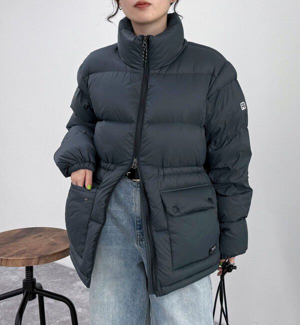 fredy emue「《別注》【TAION/タイオン】MOUNTAIN PACKABLE VOLUME DOWN JK ダウンジャケット」|ダウン|チャコールグレー