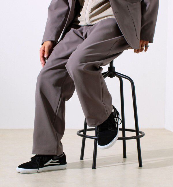 GLOSTER「【セットアップ対応】トリコットオールマイティパンツ」|チノ|