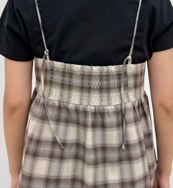 fredy emue「オンブレーチェックキャミビスチェ」|キャミソール|