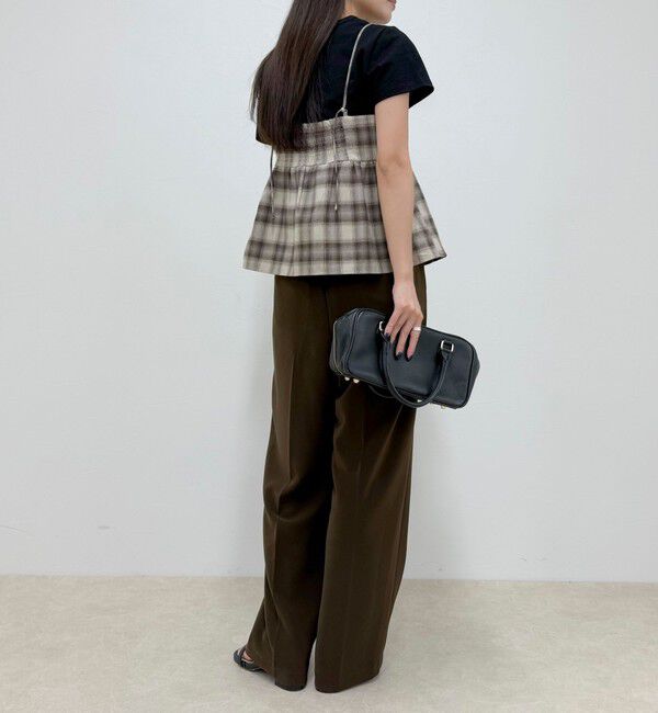 fredy emue「オンブレーチェックキャミビスチェ」|キャミソール|