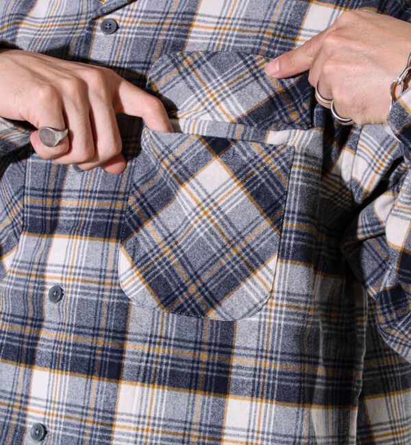 GLOSTER「【PENDLETON】Open Collar Shirt オープンカラーシャツ」|シャツ・ブラウス|